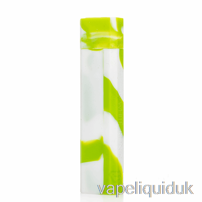 White Rhino Silicone Dab Out [Quartz] Green White (UV Glow) Vape Liquid